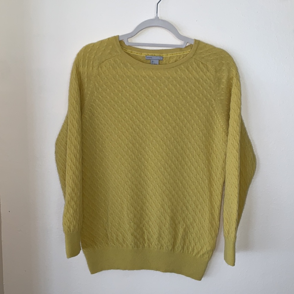 Sweater Cashmere H&M Size Large Yellow / Mustard Color